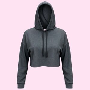 H&M Dark Gray Hoodie Sweatshirt